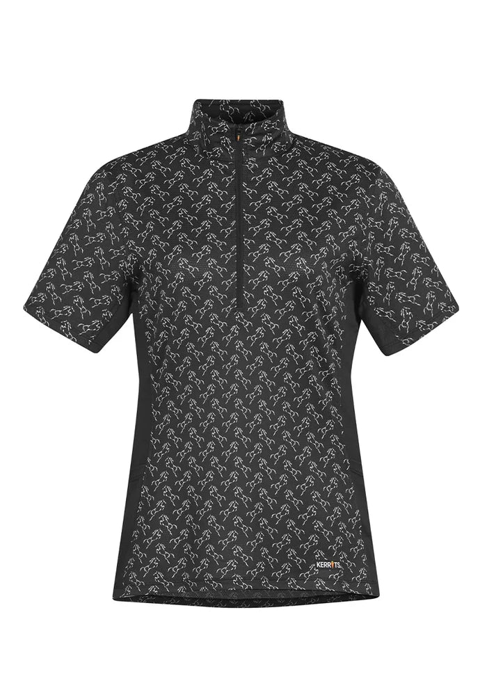 Aire Ice Fil® Oyster Short Sleeve Shirt -  Print