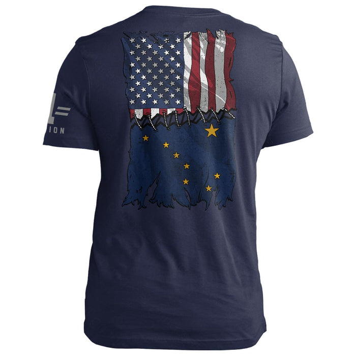 Alaska Stitch Flag USA