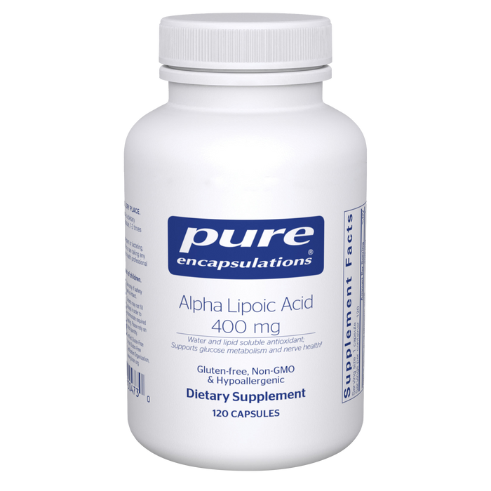 Alpha Lipoic Acid 400 mg 120 Capsules by Pure Encapsulations