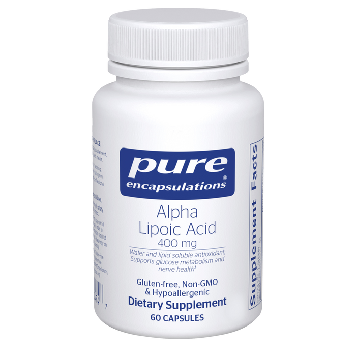 Alpha Lipoic Acid 400 mg 60 Capsules by Pure Encapsulations