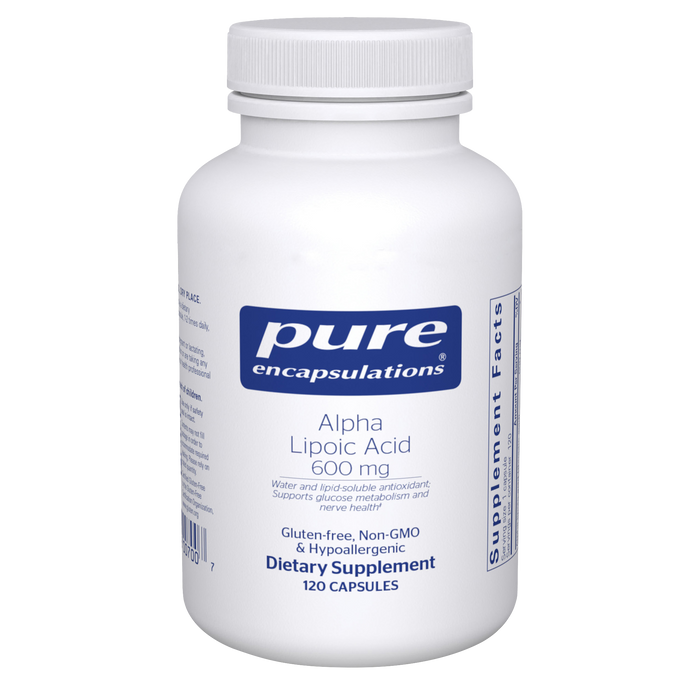 Alpha Lipoic Acid 600 mg 60 Capsules by Pure Encapsulations