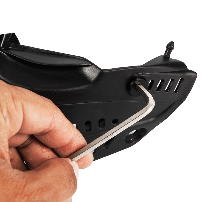 Aluminum Chin Strap Screw Set + Magtek Magnetic Universal Chin Strap Combo