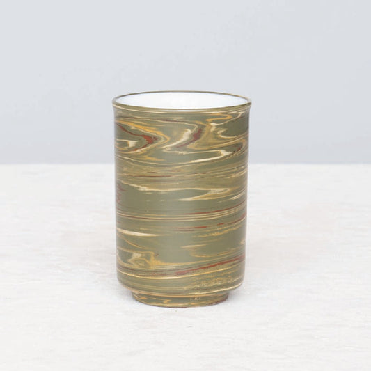 Antique Yunomi Teacup [Colored Layers]