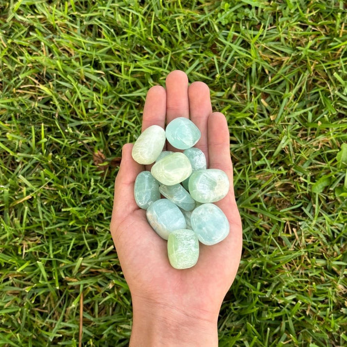Aqua Calcite Tumbled
