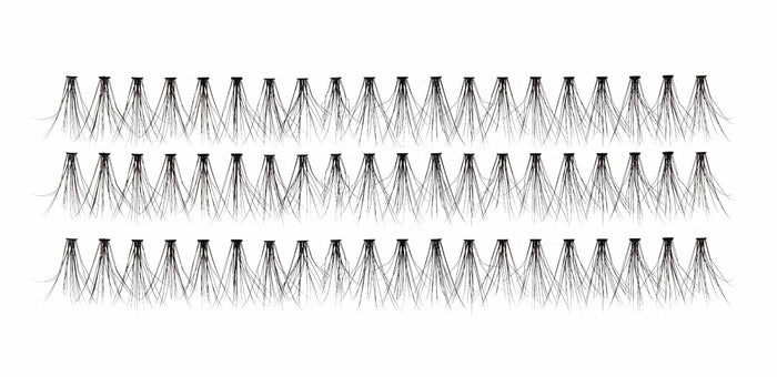 A box of 60 Medium individual Faux mink lashes by Ardell with text describing the lashesA box of 60 Long individual Faux mink lashes by Ardell with text describing the lashes