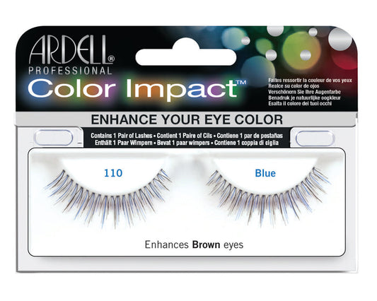 Ardell Color Impact Lash 110, Blue, 1 pair
