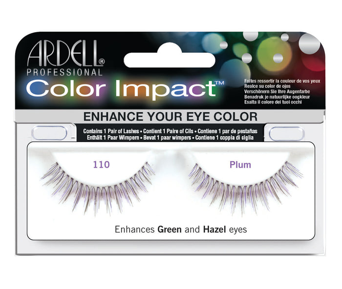 Ardell 110 Color Impact Lashes, Plum