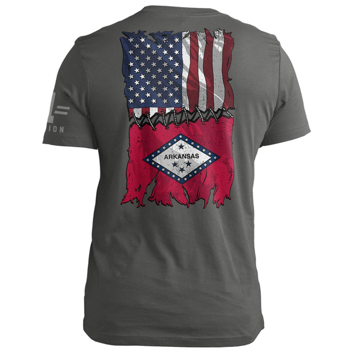 Arkansas Stitch Flag USA