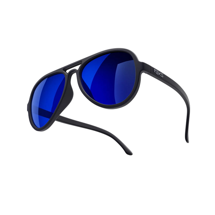 Single Vision / Solid Smoke / Solid Blue Mirror