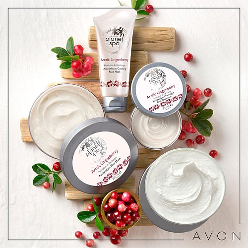 Avon Planet Spa Arctic Lingonberry Antioxidant Hair Mask - 200ml