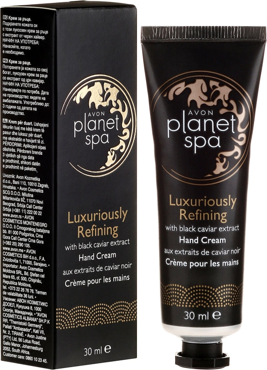 Avon Planet Spa Luxuriously Refining Hand Cream with Black Caviar Extract - 30ml