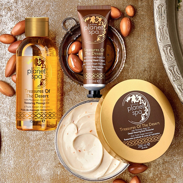 Avon Planet Spa Treasures Of The Desert with Moroccan Argan Restoring Hand Cream - 30ml