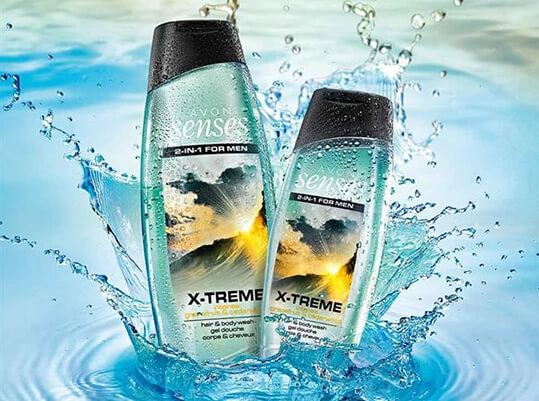 Avon Senses 2 in 1 For Men X-Treme Grapefruit & Cedarwood Hair & Body Wash - 250ml