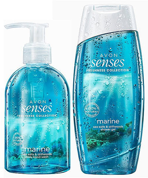 Avon Senses Freshness Collection Marine Peppermint & Sea Salt & Driftwoods Shower Gel - 250ml
