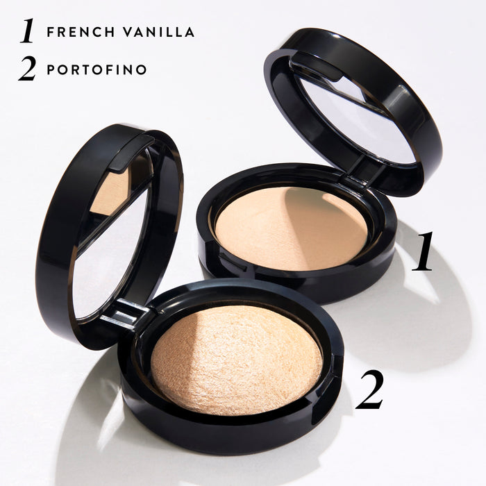 glow highligher - lifestyle with shade names