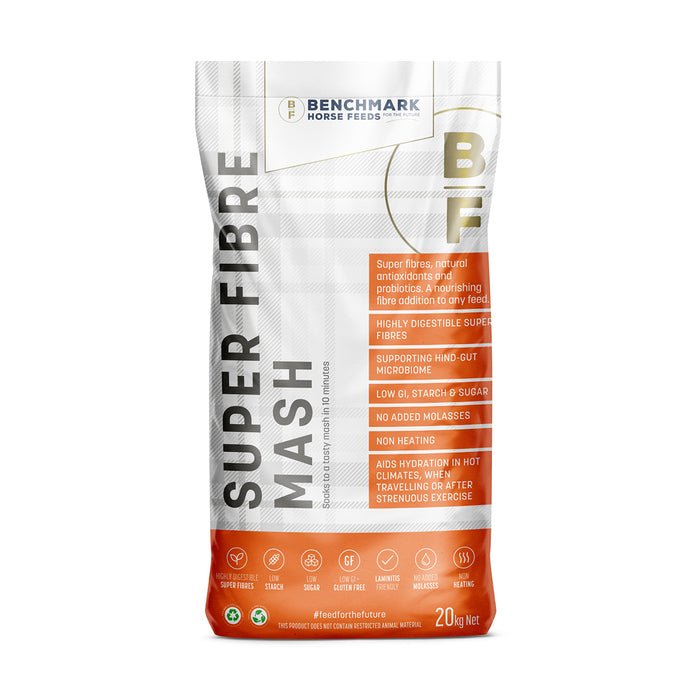 Benchmark Super Fibre Mash - new formulation soy free 20Kg