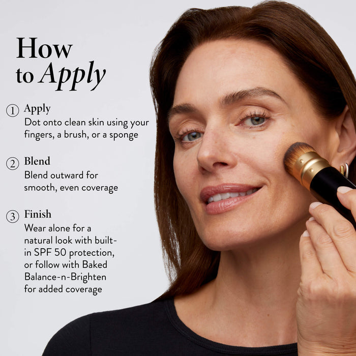 Better Than ‘Block Skincare-Infused Serum Foundation with Broad Spectrum SPF 50+ how to apply