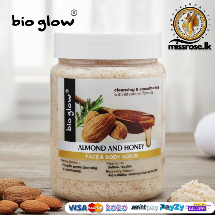 Bio Glow Face and Body Scrub with Almond and Honey