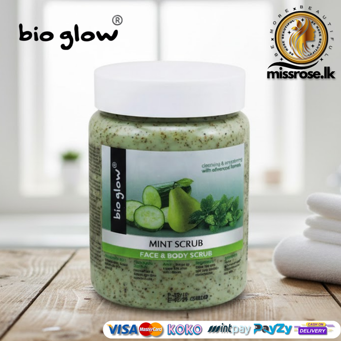 Bio Glow Mint Face & Body Scrub