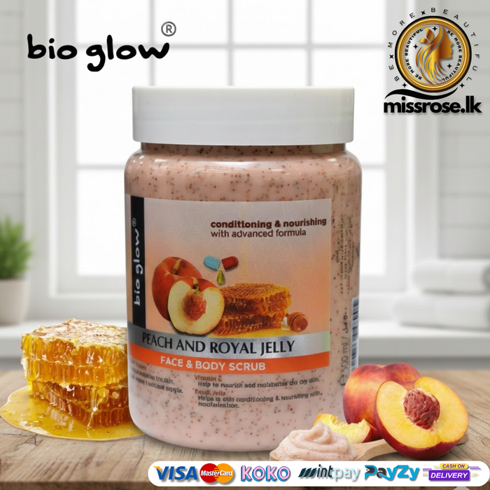 Bio Glow Peach & Royal Jelly Face & Body Scrub