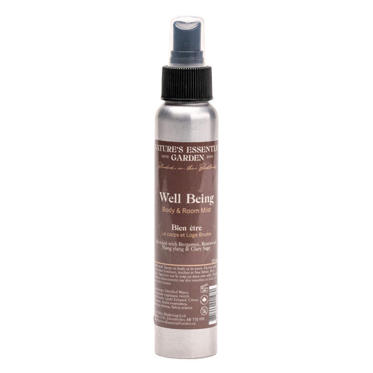 Spray Bottle of Nature's Essential Garden Body & Room Spray - Well Being 120ml
