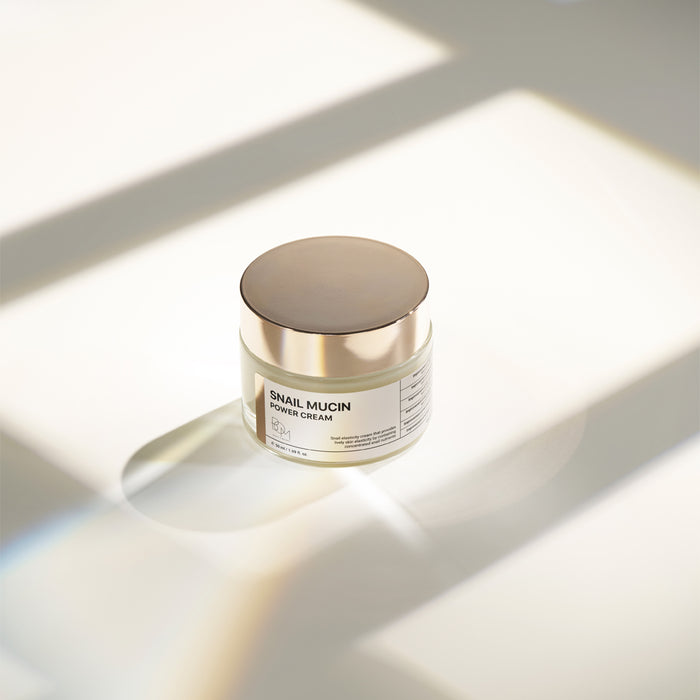 BOM Snail Mucin Power Cream - intensyviai drėkinantis ir stangrinantis veido kremas