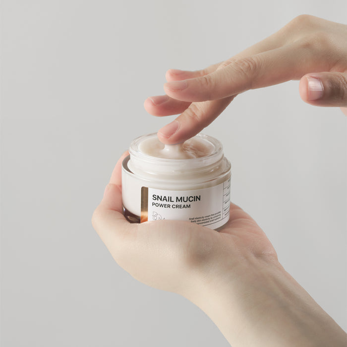 BOM Snail Mucin Power Cream - intensyviai drėkinantis ir stangrinantis veido kremas