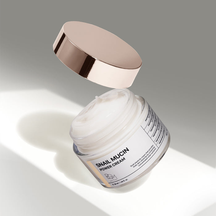 BOM Snail Mucin Power Cream - intensyviai drėkinantis ir stangrinantis veido kremas