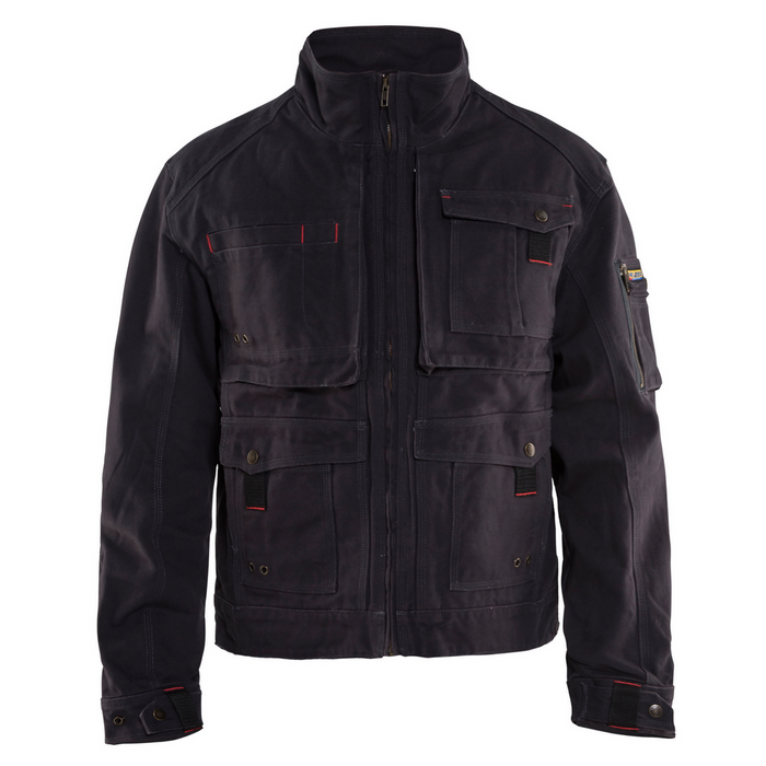 BRAWNY CANVAS JACKET - 8300-Steel Blue | Blaklader 40621320