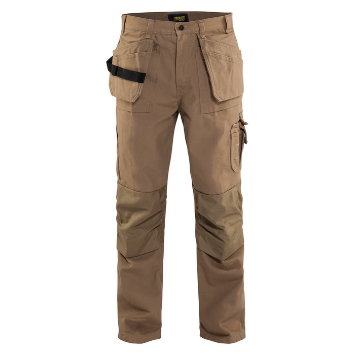 BRAWNY WORK PANTS WITH UTILITY POCKETS - 2800-Antique Khaki | Blaklader 16301320