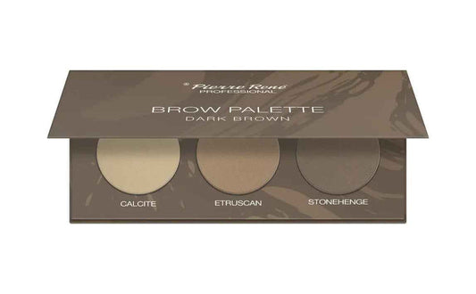 BROW PALETTE no. 02 DARK BROWN PIERRE RENE
