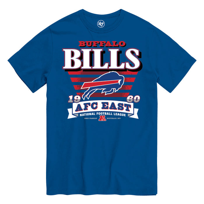 Buffalo Bills Stripe Splash '47 Tee