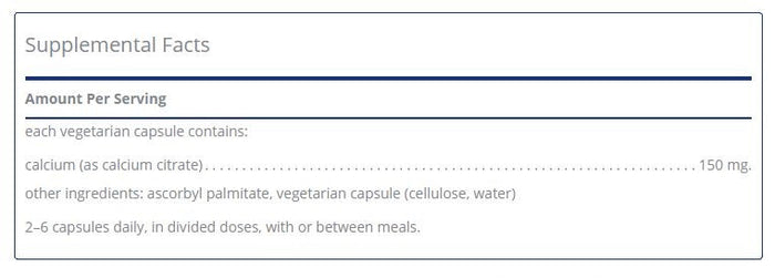 Calcium (citrate) by Pure Encapsulations