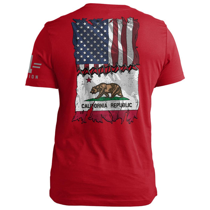California Stitch Flag USA