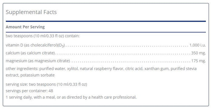 Cal/Mag/D Liquid by Pure Encapsulations