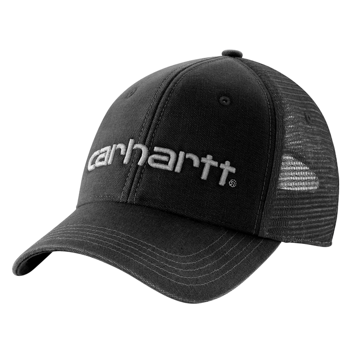 Canvas Mesh-Back Logo Graphic Cap  - 001-Black | Carhartt 101195