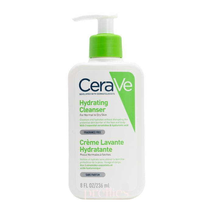 CeraVe Hydrating Cleanser (For Normal to Dry Skin) 236ml (Green)