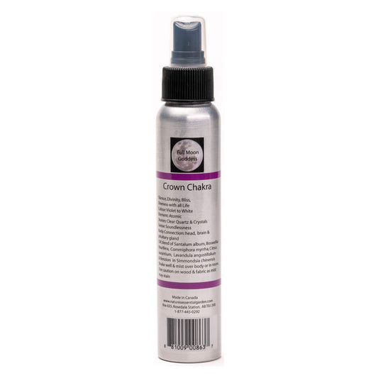 Spray Bottle of Nature's Essential Garden Chakra Spray - Crown - Violet 120ml