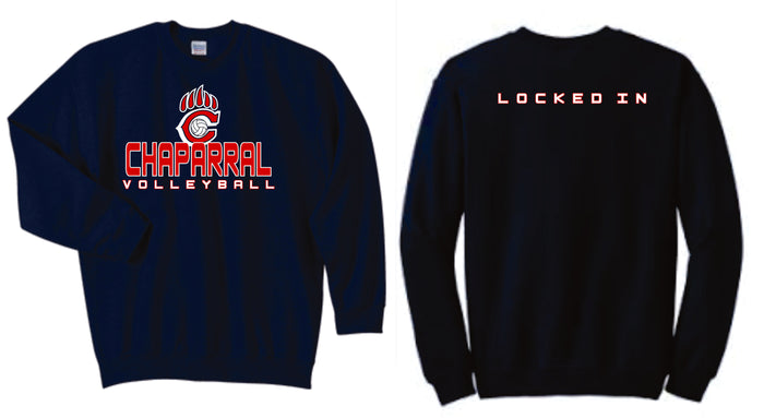 Chap Volleyball 2019 Crew Neck Sweatshirt- Matte or Glitter