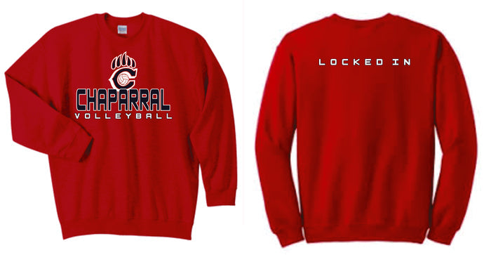 Chap Volleyball 2019 Crew Neck Sweatshirt- Matte or Glitter