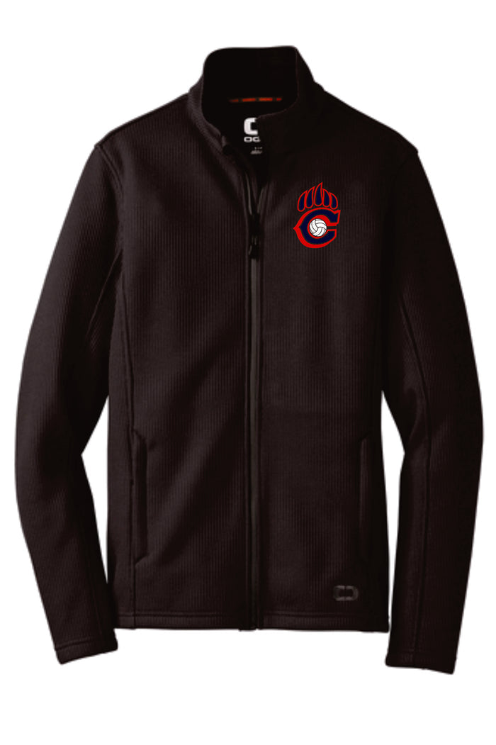 Chap Volleyball Ladies and Unisex Heavy Gauge Knit Jacket- Embroidered