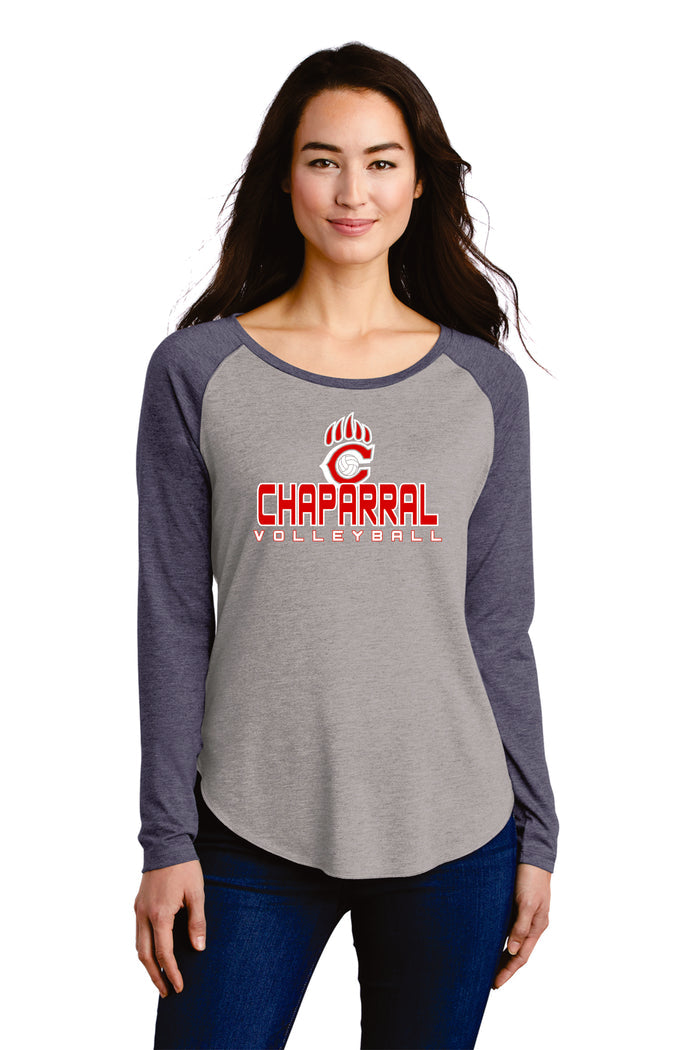 Chap Volleyball Long Sleeve Wicking Raglan- Ladies or Unisex