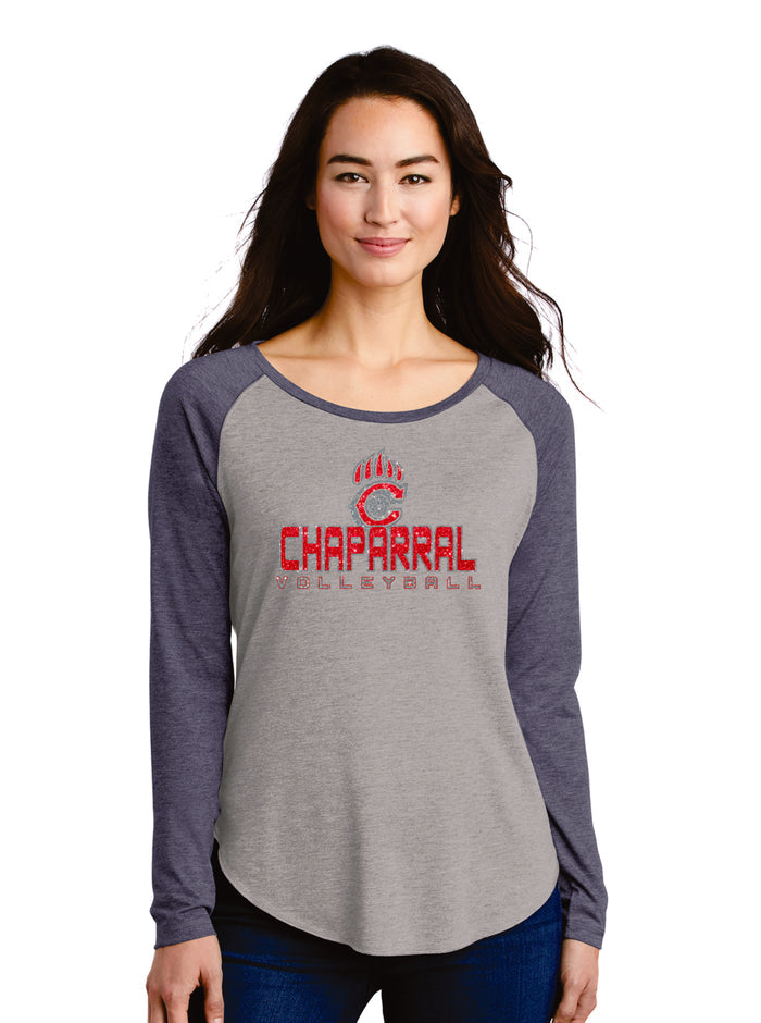 Chap Volleyball Long Sleeve Wicking Raglan- Ladies or Unisex