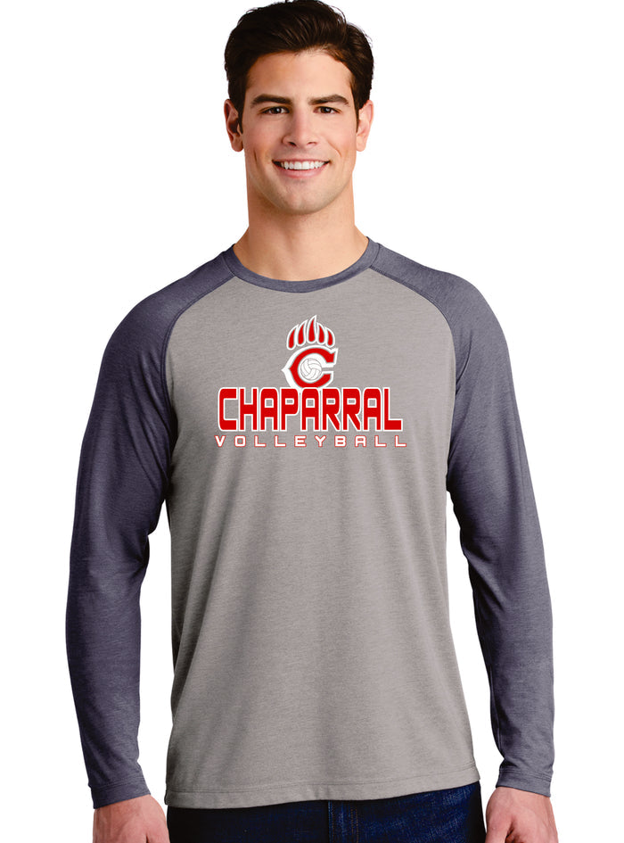 Chap Volleyball Long Sleeve Wicking Raglan- Ladies or Unisex