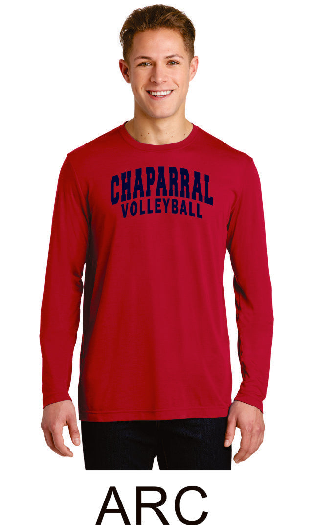 Chap Volleyball Sport-Tek Unisex Long Sleeve Tee - 4 designs