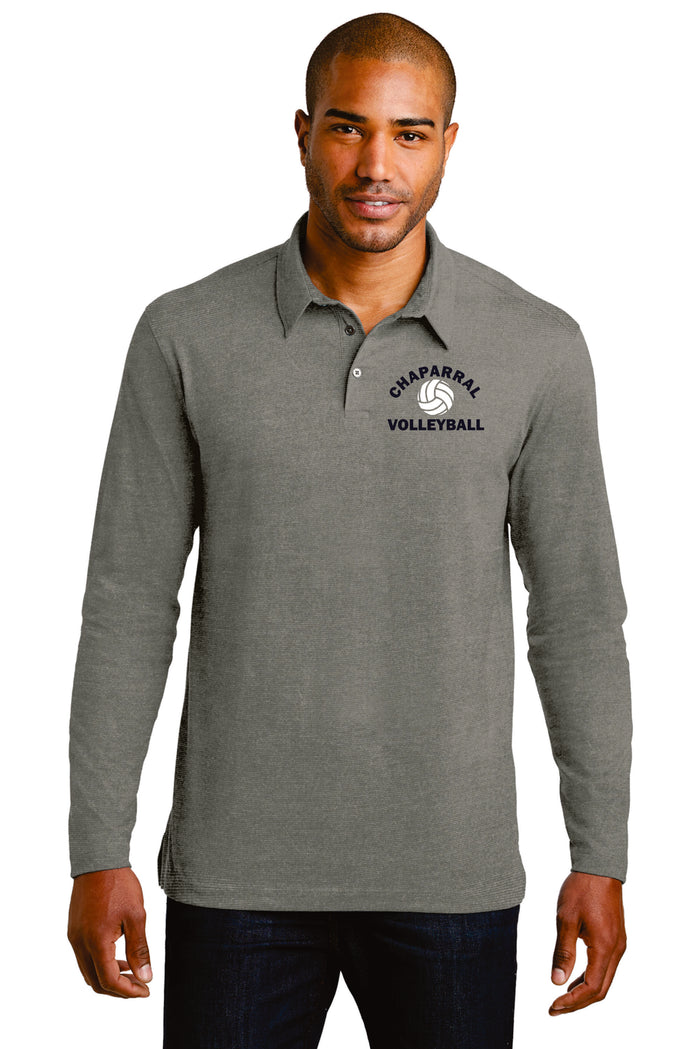 Chap Volleyball Unisex Long Sleeve Polo- 2 Designs