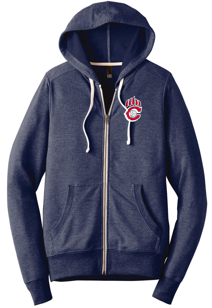 Chap Volleyball Unisex Triblend French Terry Hoodie