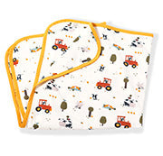 Chick Chick Farm Reversible Baby Blanket (2 Colors)