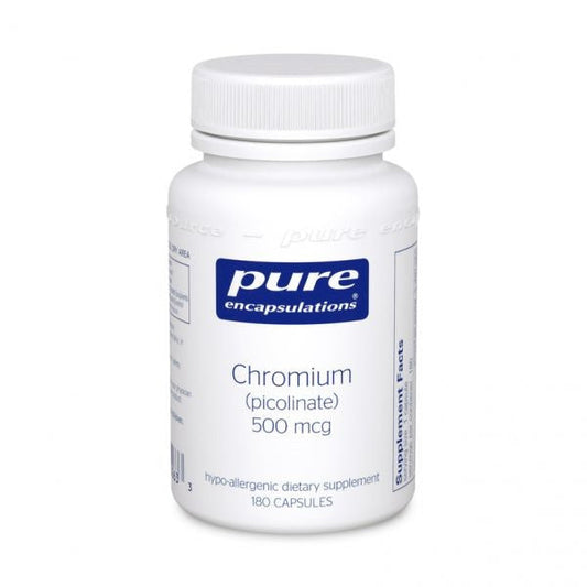 Chromium (picolinate) 500mcg 60 capsules by Pure Encapsulations