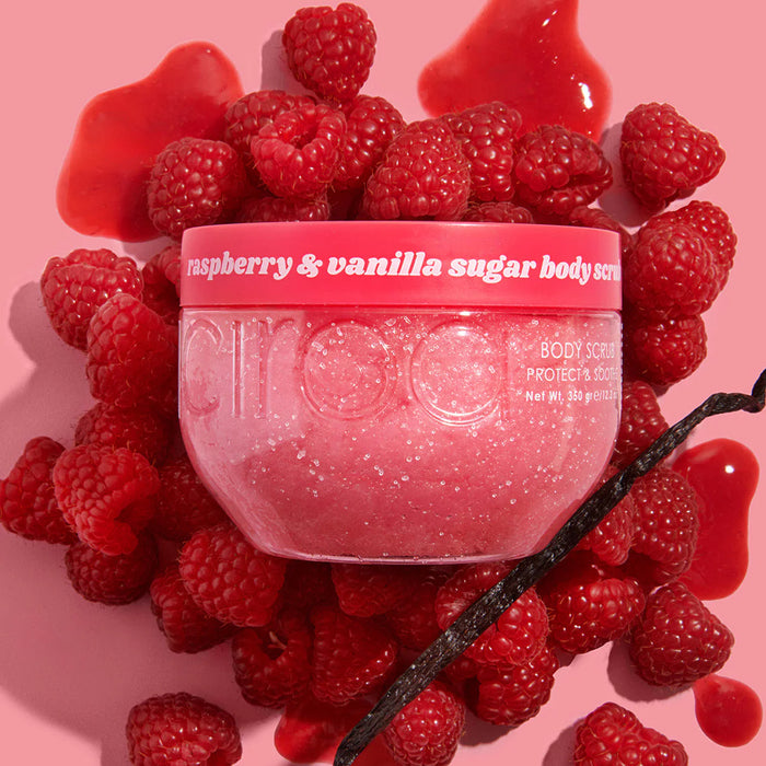 CIROA Raspberry & Vanilla - kūno šveitiklis 350g